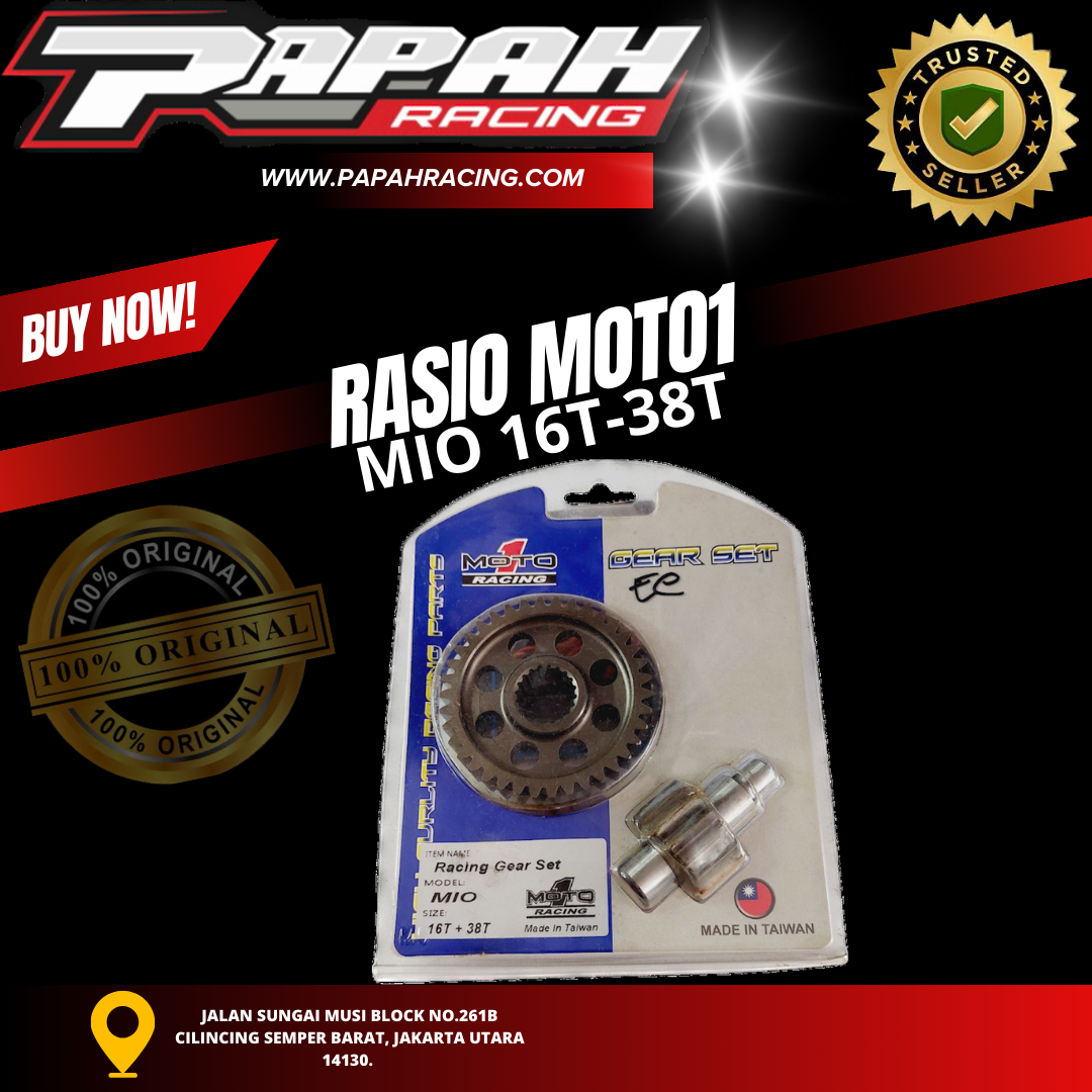 RASIO MOTO1 MIO 16T-38T